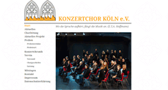 Desktop Screenshot of konzertchor-koeln.de